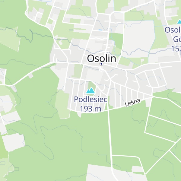 Map of Podlesiec