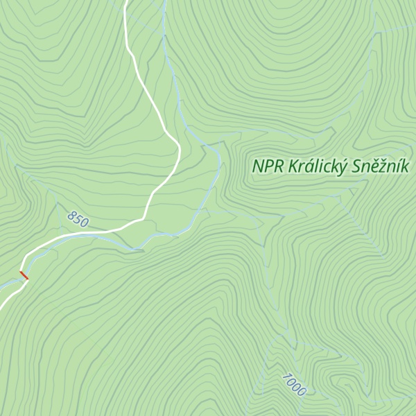 Map of Vilemínka