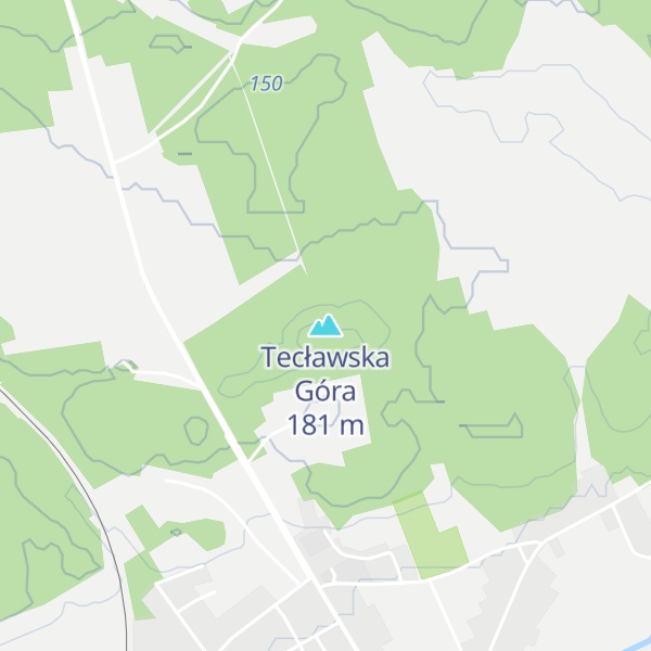 Map of Tecławska Góra