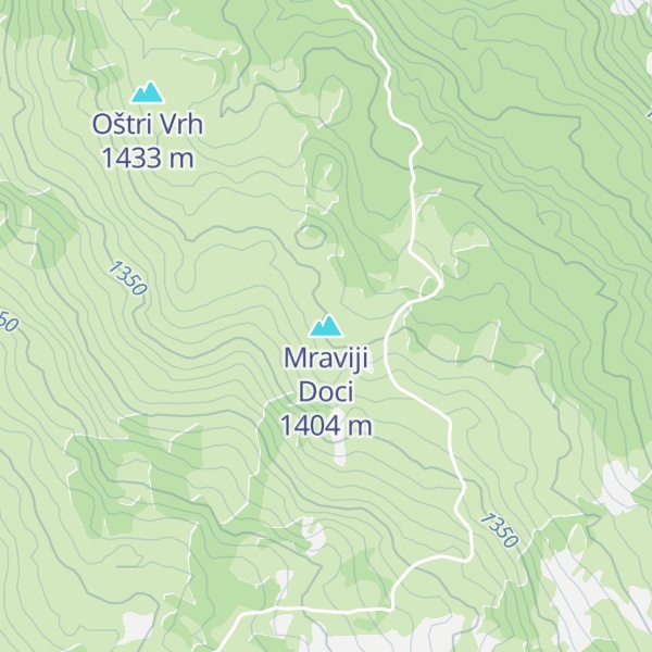 Map of Mraviji Doci