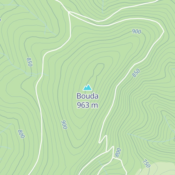 Map of Bouda