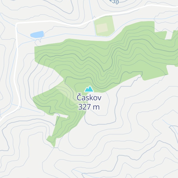 Map of Časkov