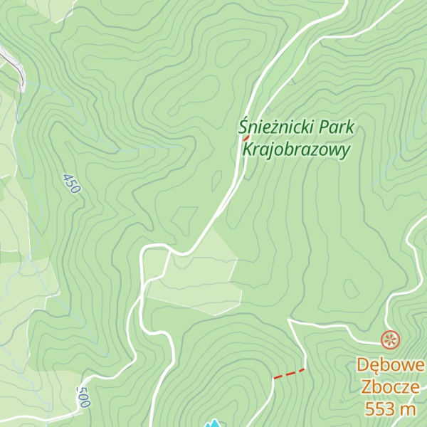 Map of Chatka na Białej Górze