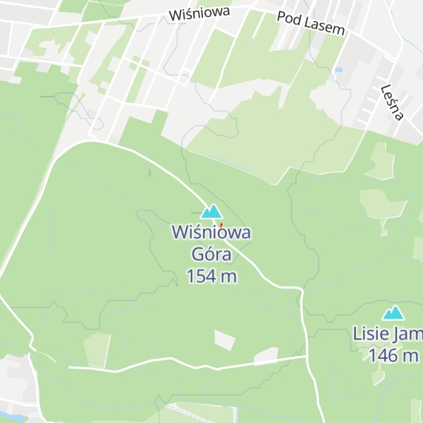 Map of Wiśniowa Góra