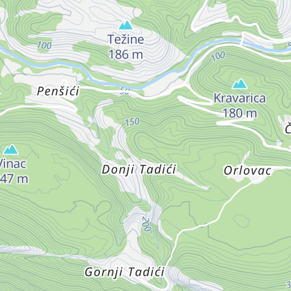 Map of Veliki Barnjik
