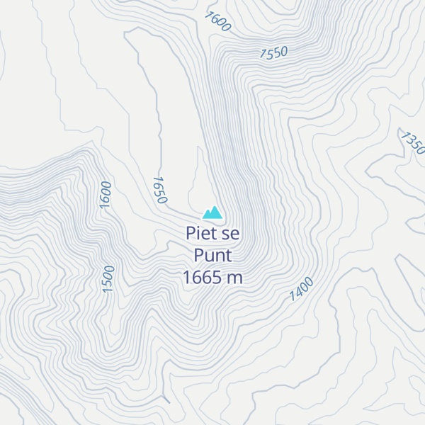 Map of Piet se Punt
