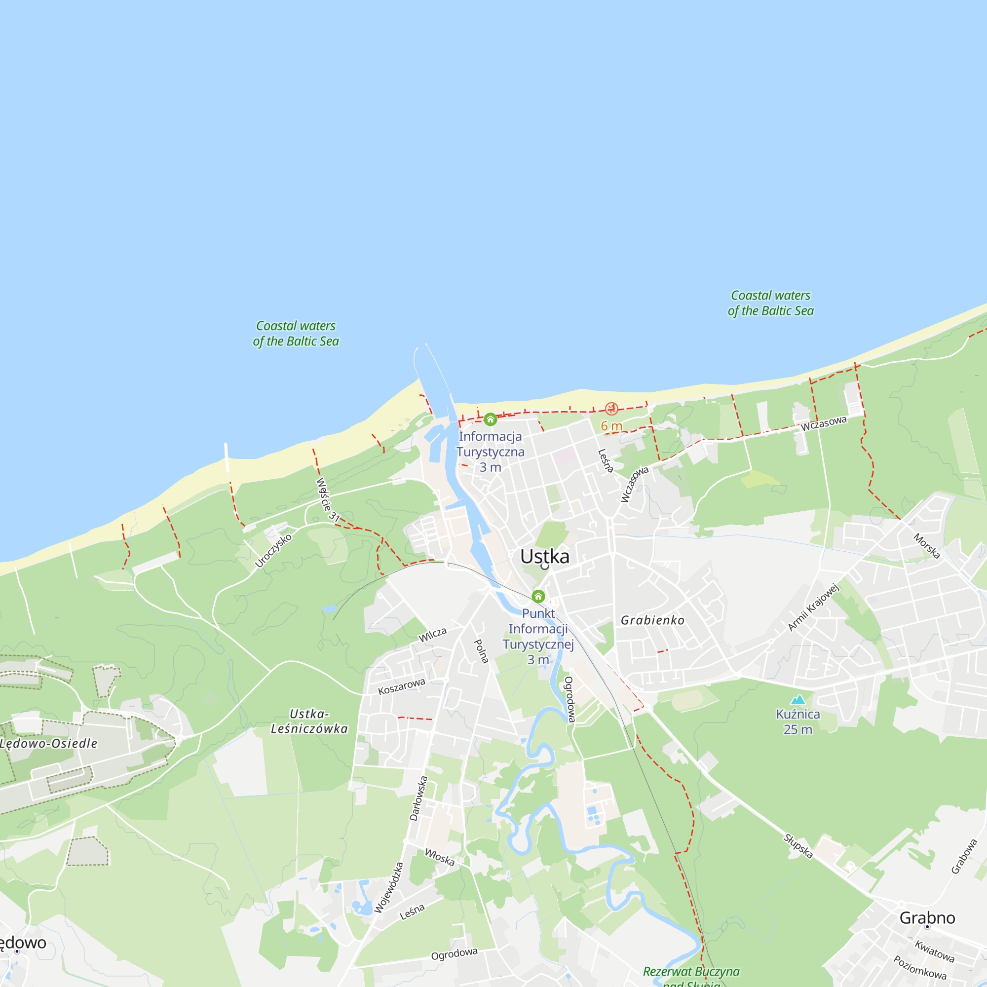 Chata Rybacka Saule map