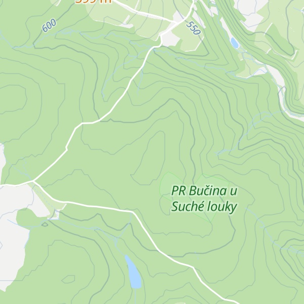 Map of U Suché louky