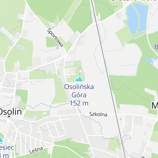 Map of Osolińska Góra