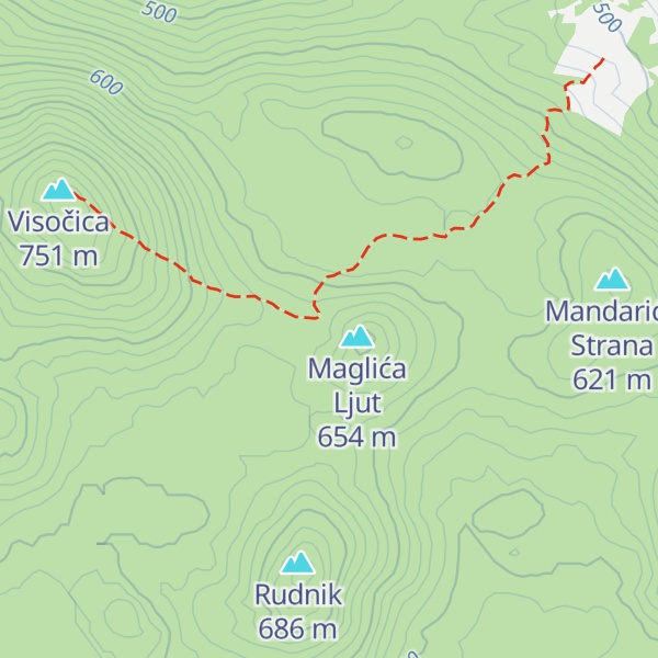 Map of Vrgočevac