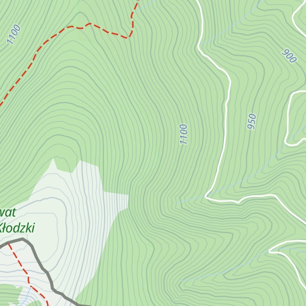 Map of Chatka pod Śnieżnikiem