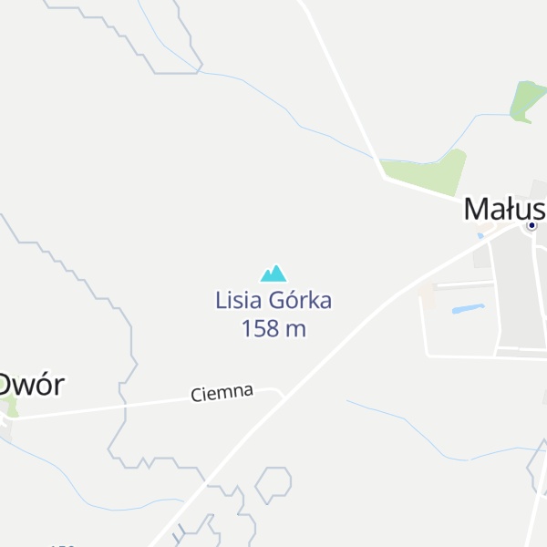 Map of Lisia Górka