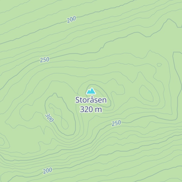 Map of Storåsen