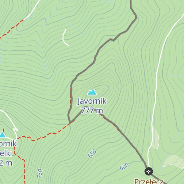 Map of Javornik