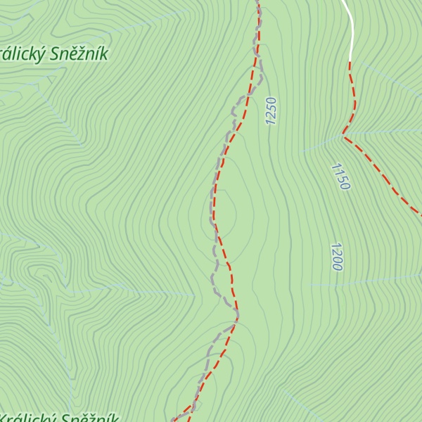 Map of Černá kupa