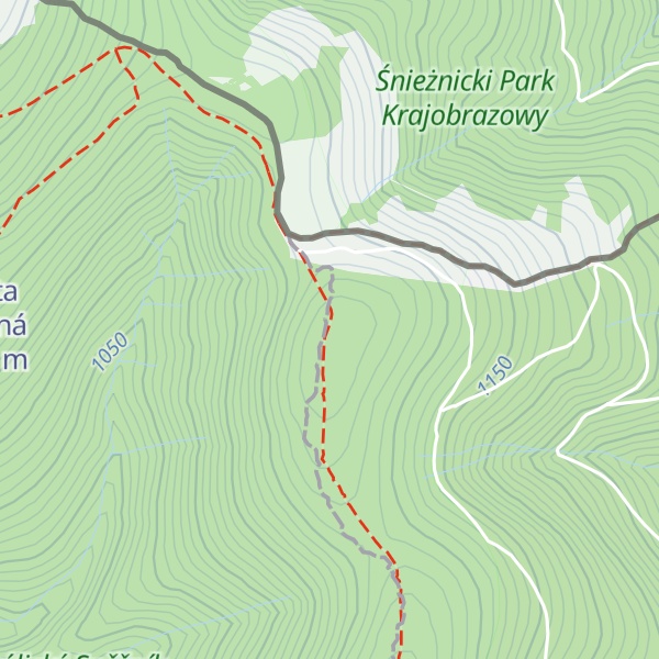 Map of Stříbrnická
