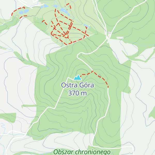 Map of Ostra Góra