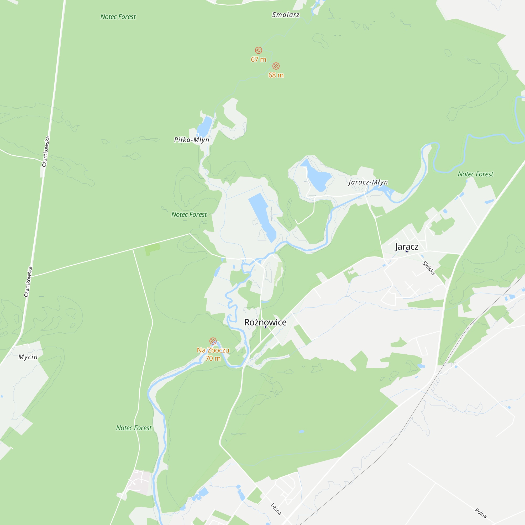 Chata nad Wełną map
