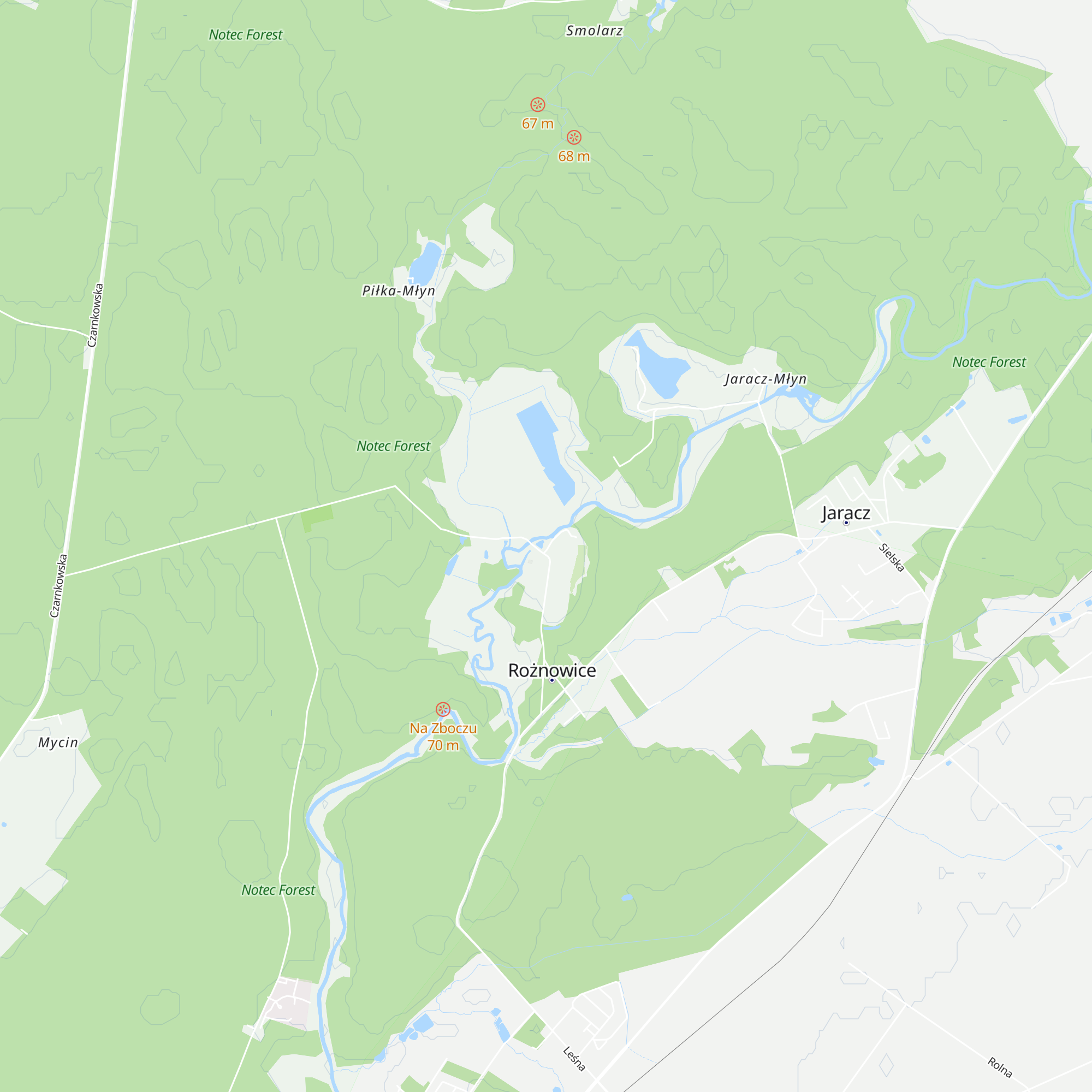 Chata nad Wełną map