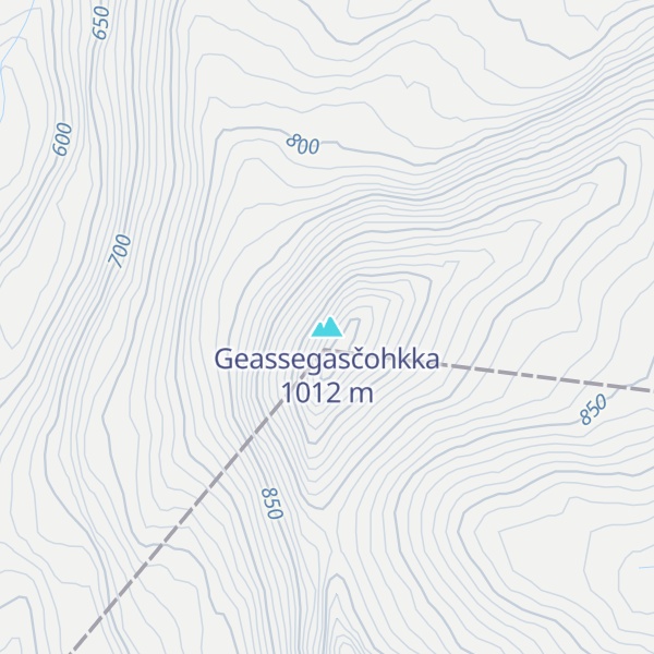 Map of Geassegasčohkka