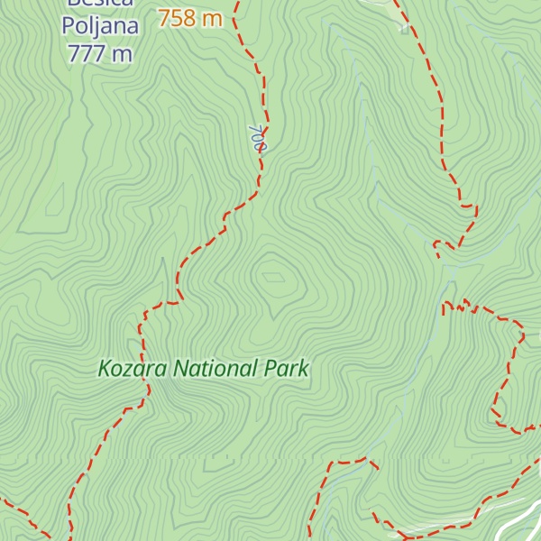 Map of Vrnovička glava