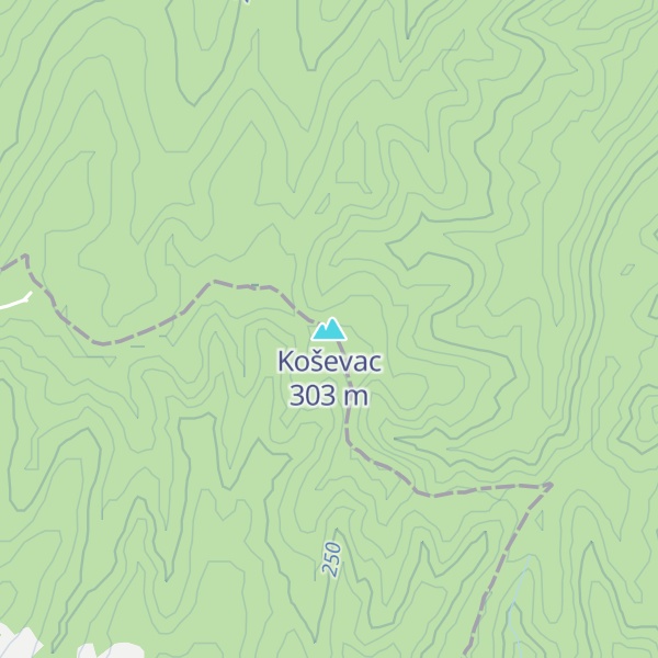 Map of Koševac