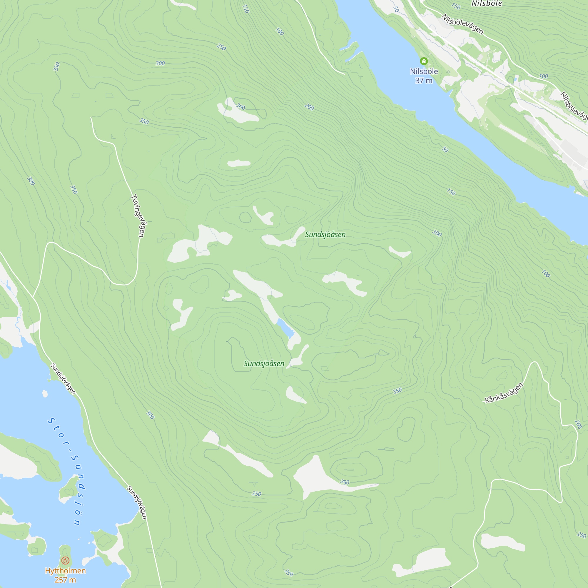Svarttjärnsstugan map