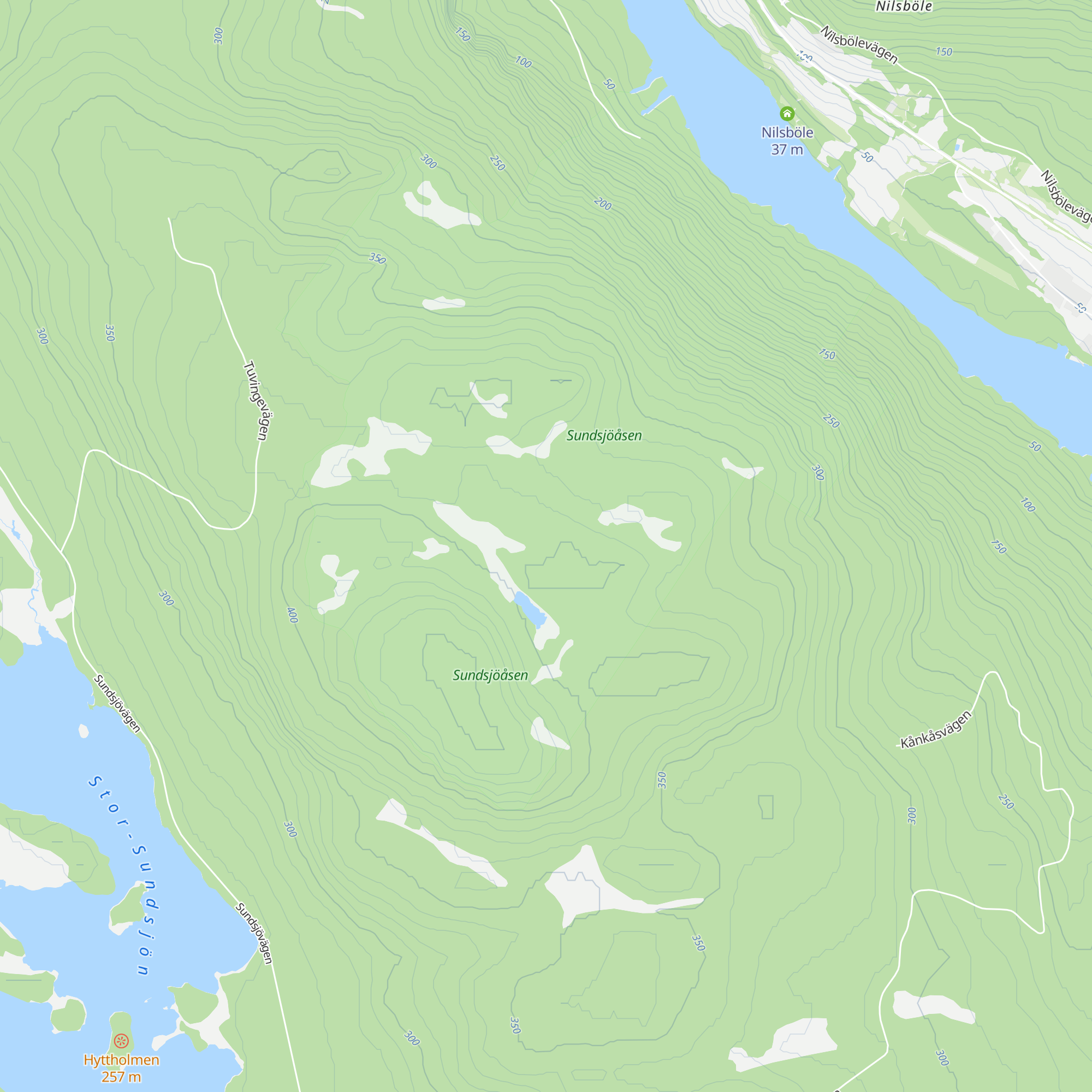Svarttjärnsstugan map