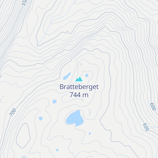 Map of Bratteberget
