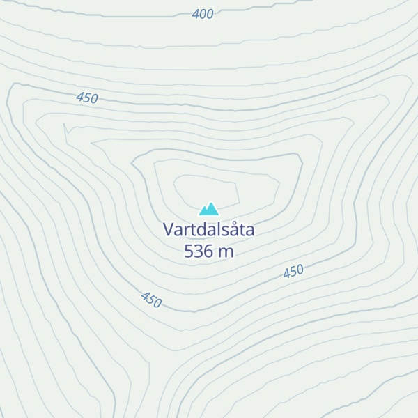 Map of Vartdalsåta