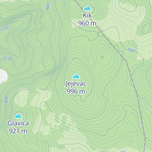 Map of Jejevac