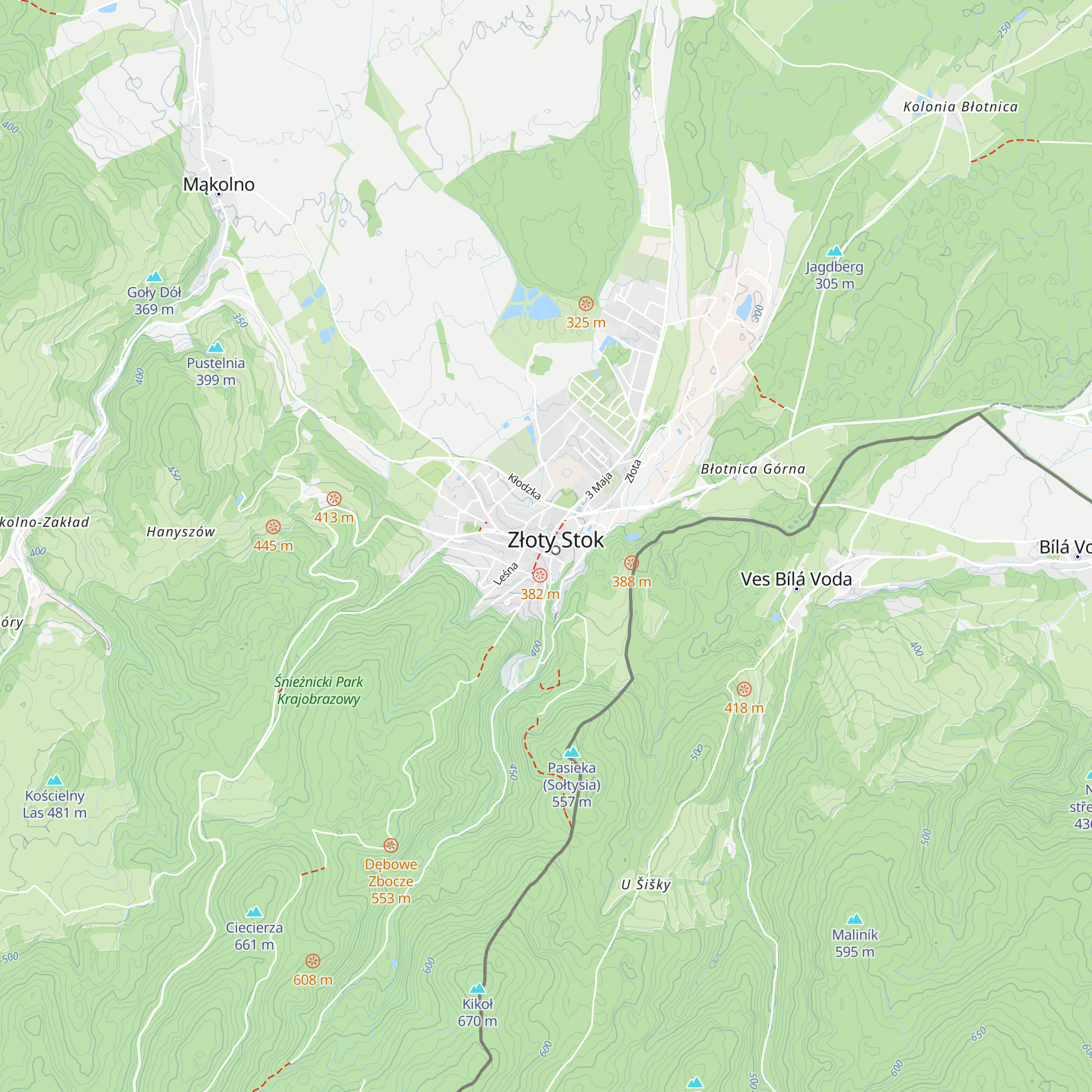 Informacja turystyczna map