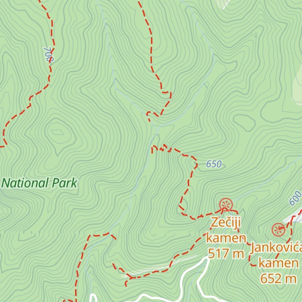 Map of Planinarski dom Kotlovača/Mountain lodge Kotlovaca