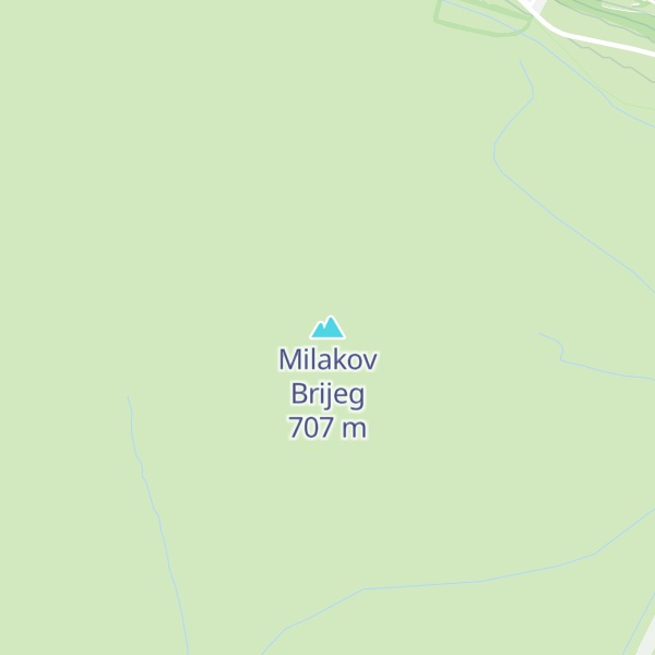 Map of Milakov Brijeg