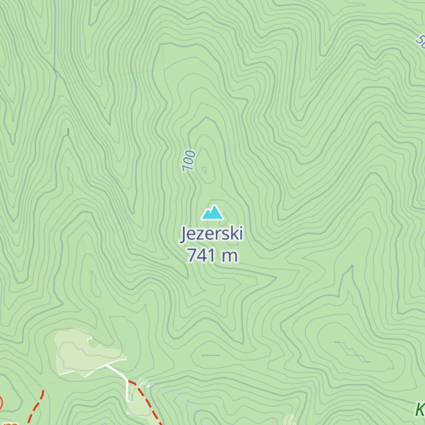 Map of Jezerski