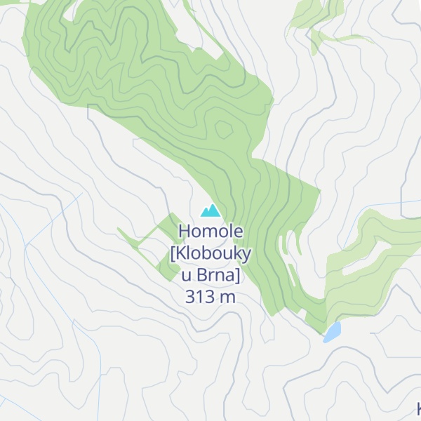 Map of Homole [Klobouky u Brna]