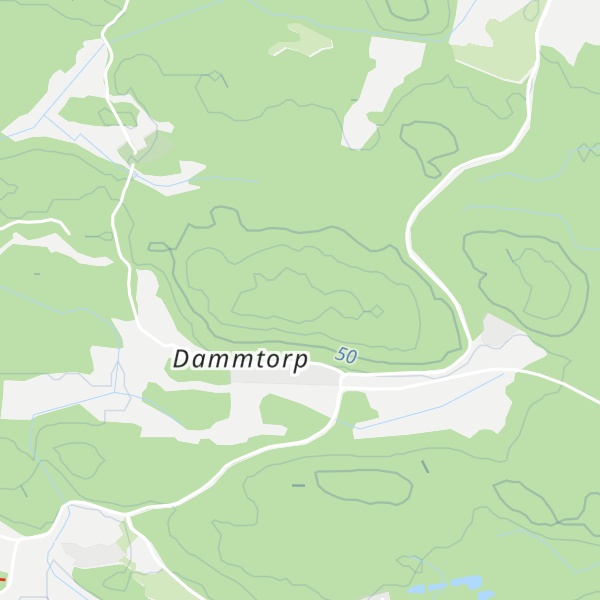 Map of Dammtorpsberget