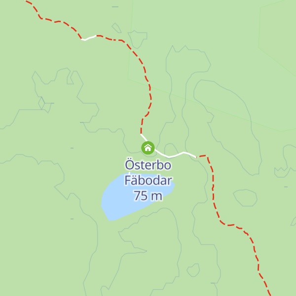 Map of Österbo Fäbodar