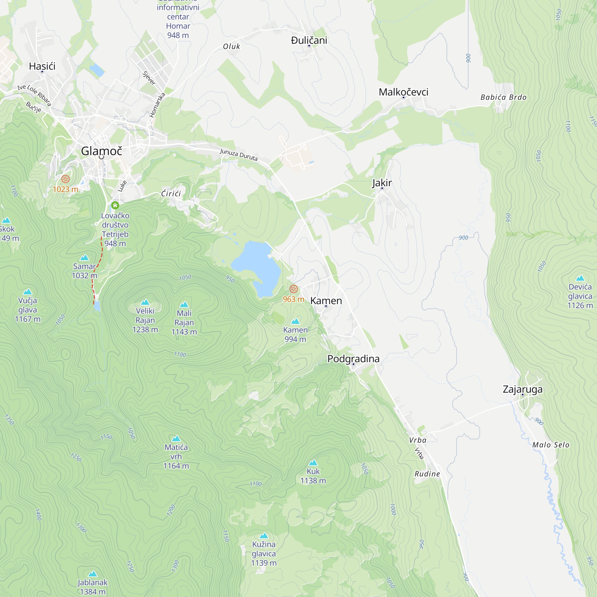 Kuća na Peći map