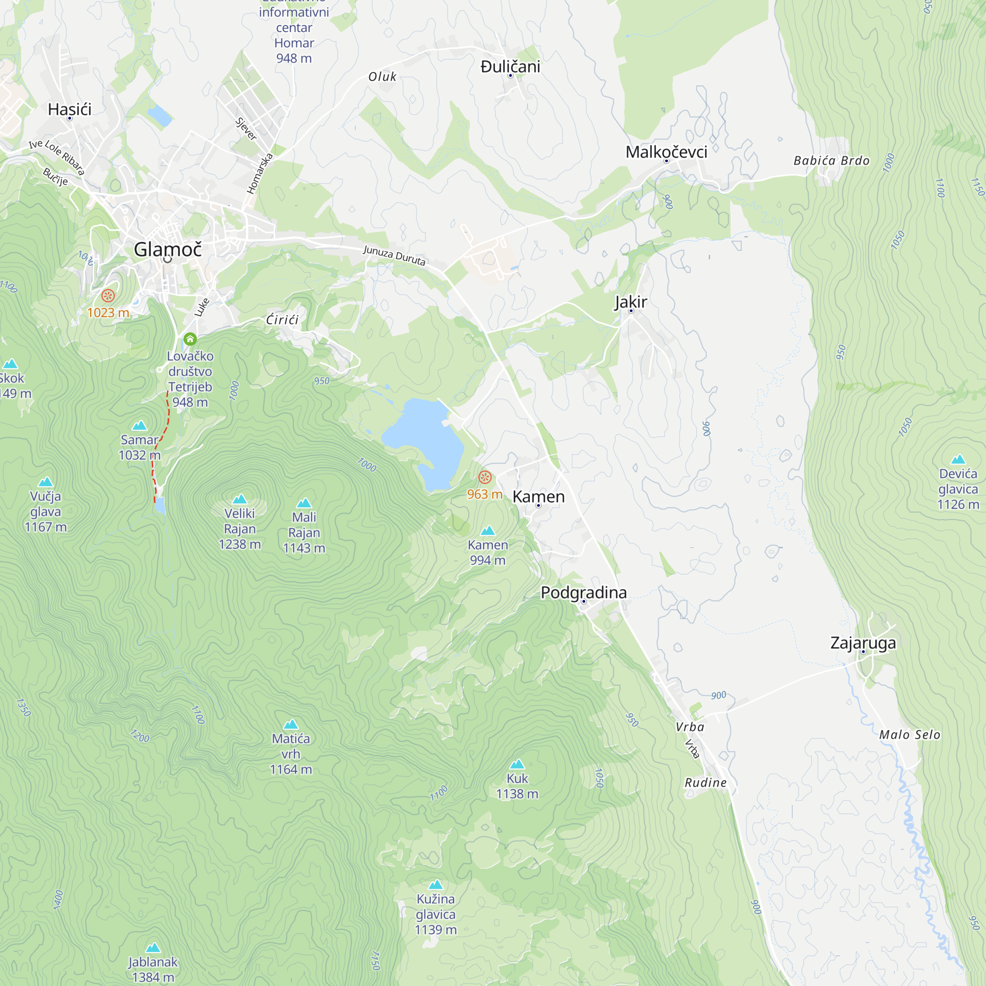Kuća na Peći map