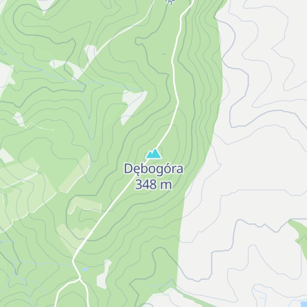Map of Dębogóra