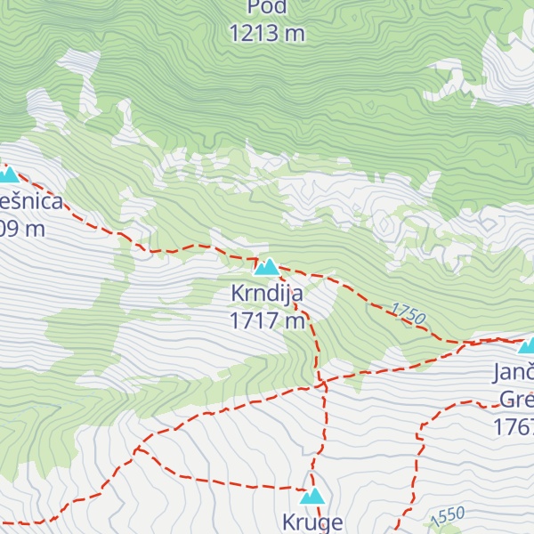 Map of Krndija