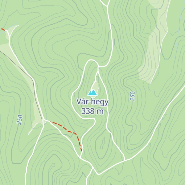 Map of Vár-hegy