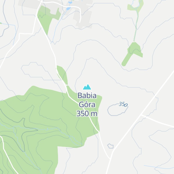 Map of Babia Góra