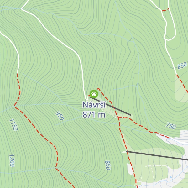 Map of Návrší