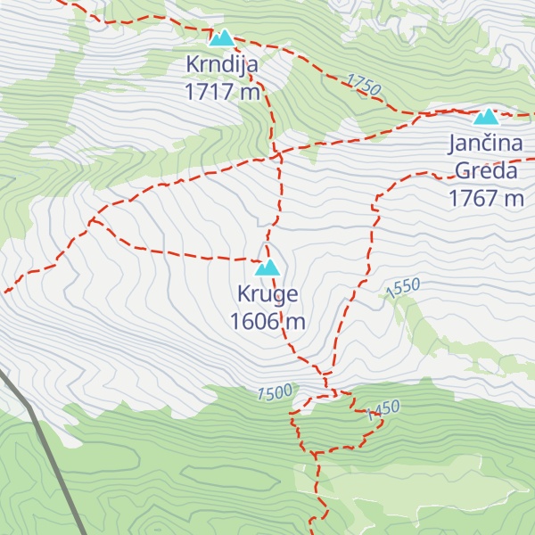 Map of Kruge