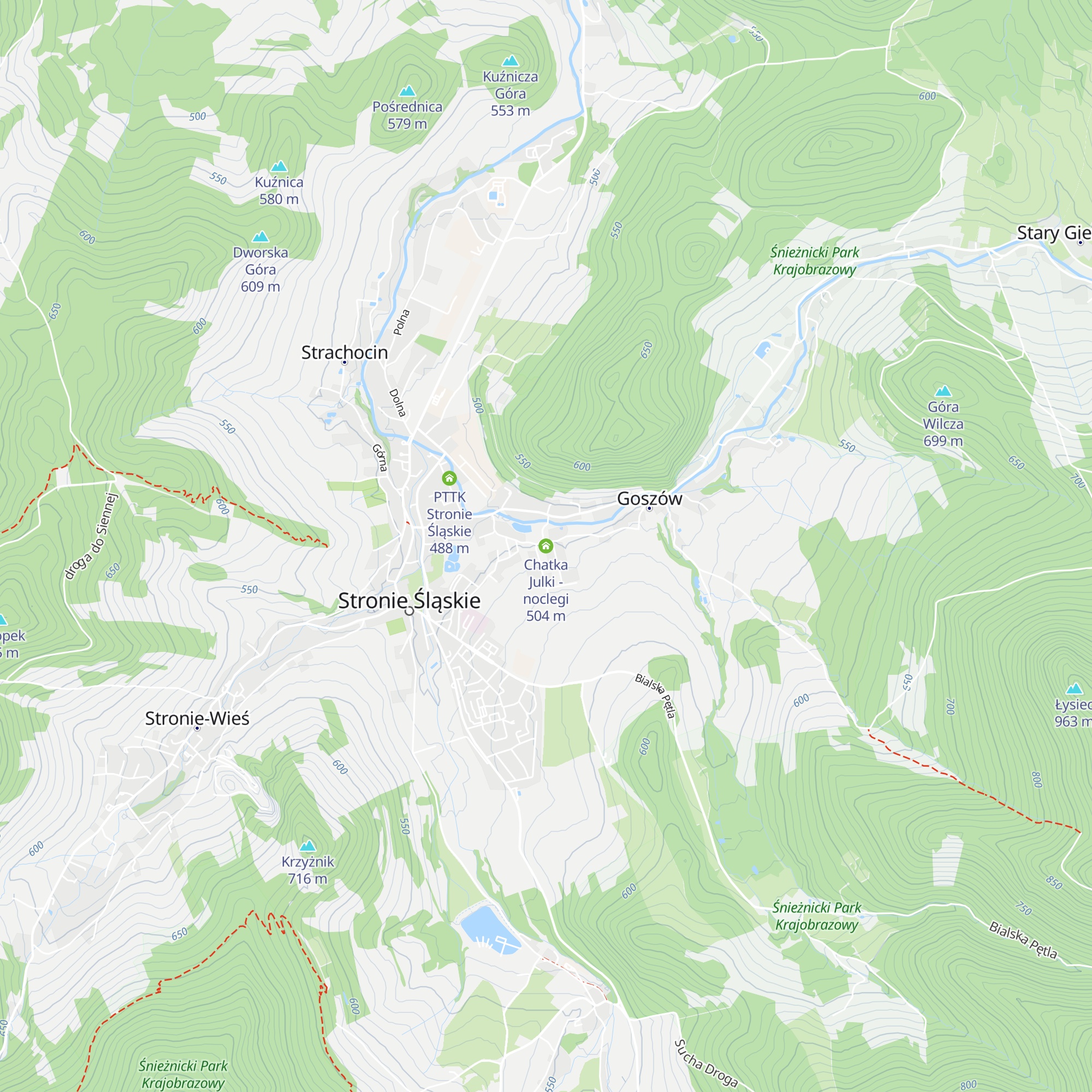 Chatka Julki - noclegi map