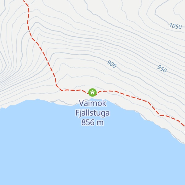 Map of Vaimok Fjällstuga