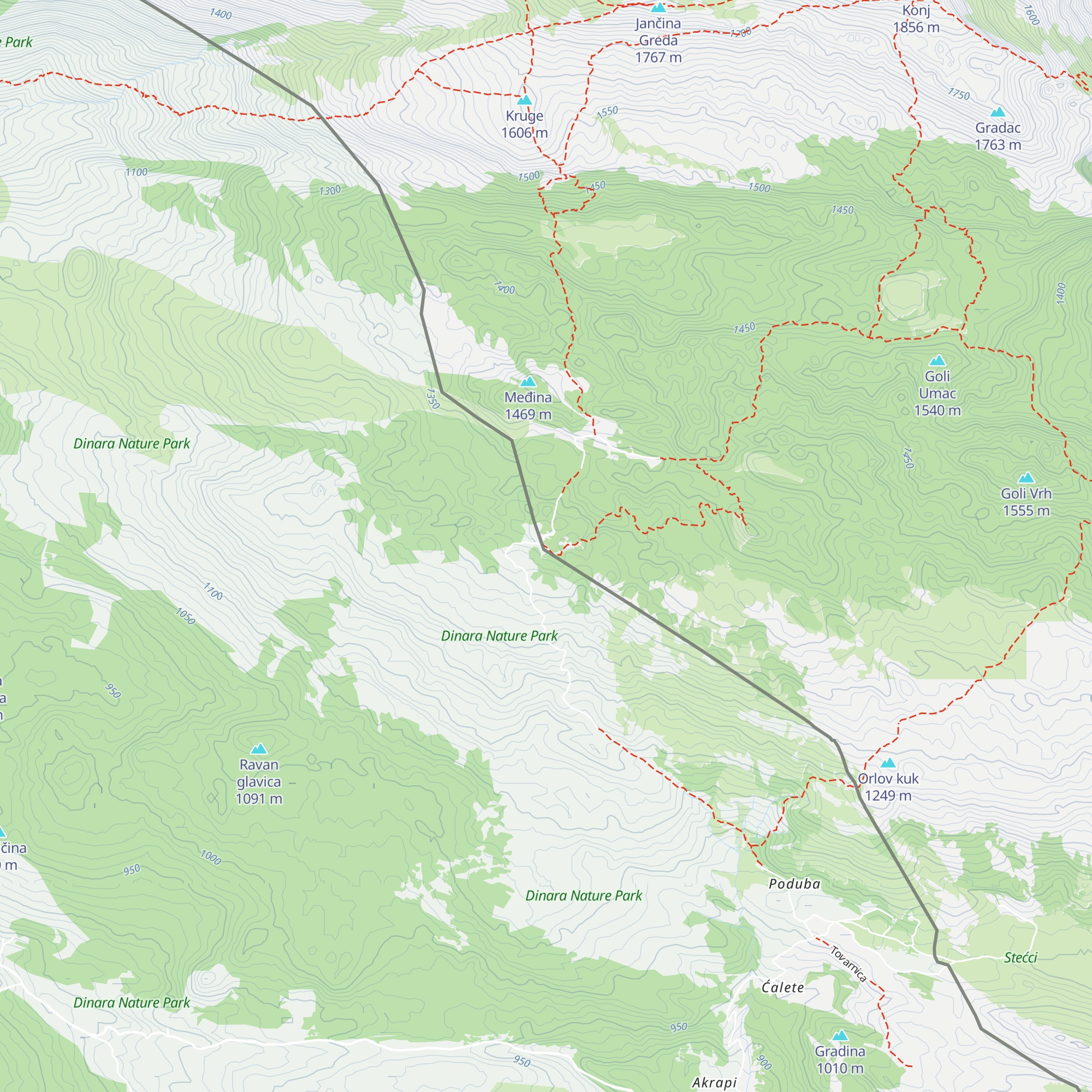 Planinarsko sklonište Sveti Mihovil map