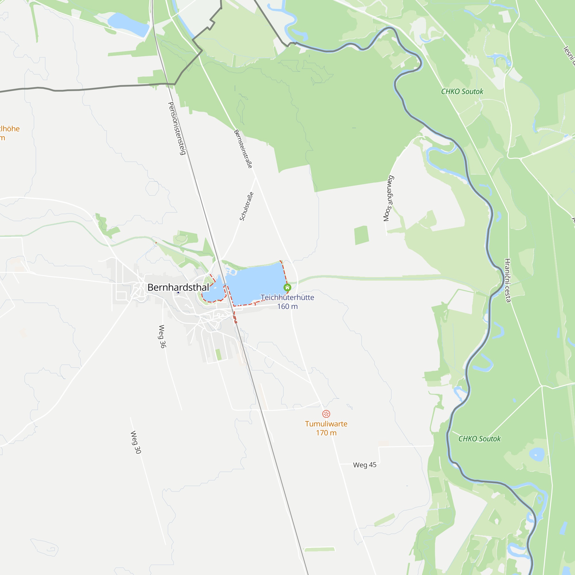Teichhüterhütte map